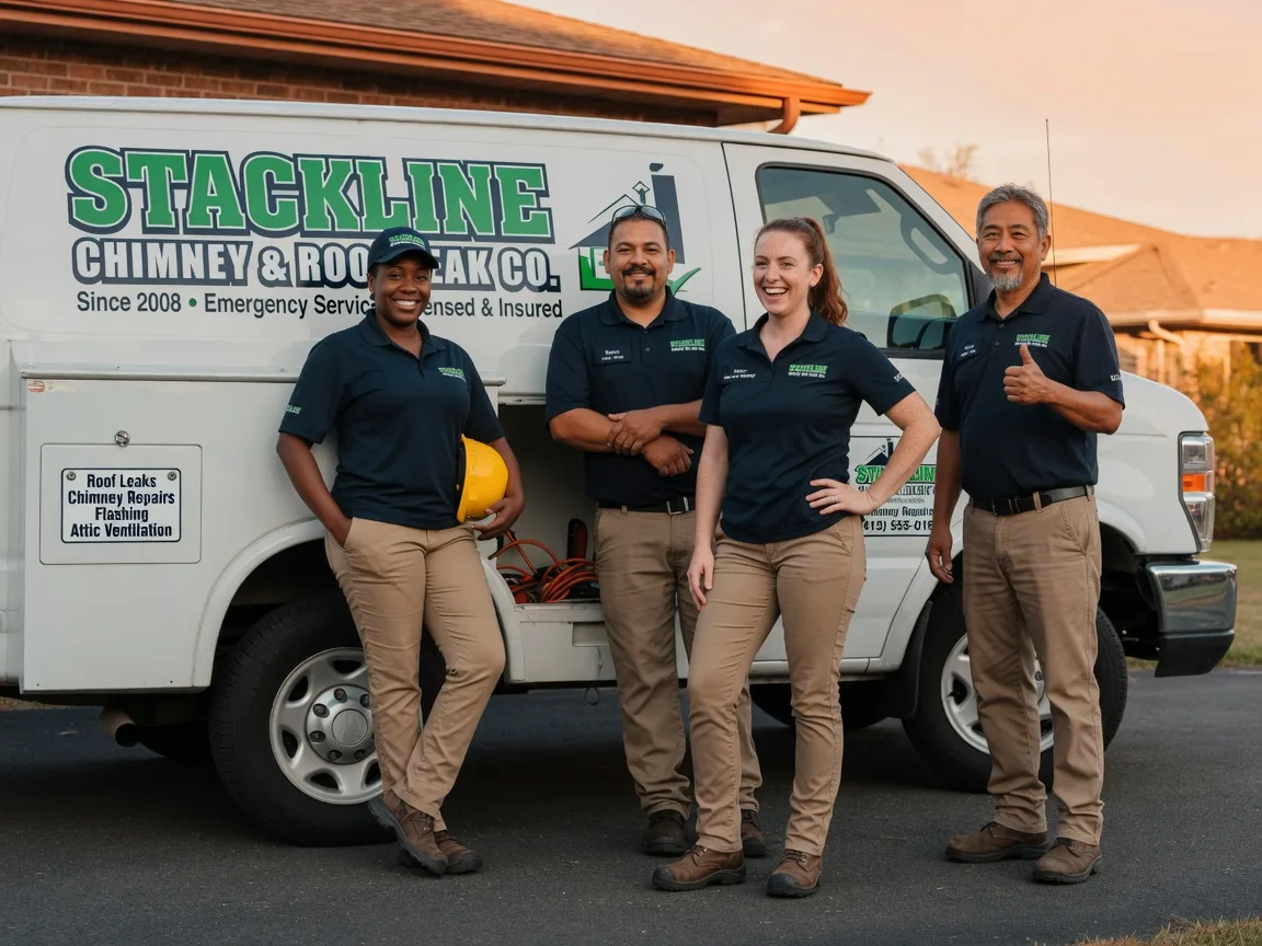 Chimney flashing repair company in Piedmont, KS